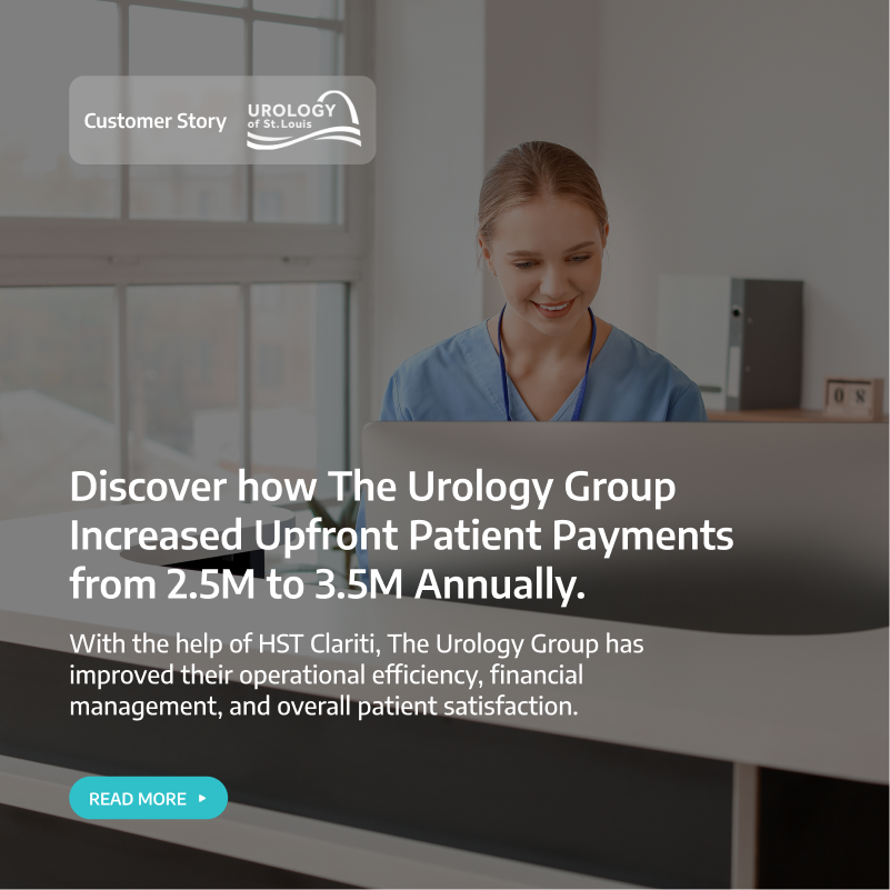 Discover how The Urology Group increased upfront patient payments from 2.5M to 3.5M annually.